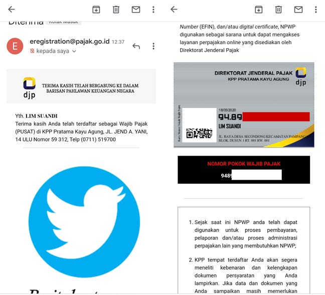 Mudahnya Mendaftar NPWP Online, 15 Menit Selesai