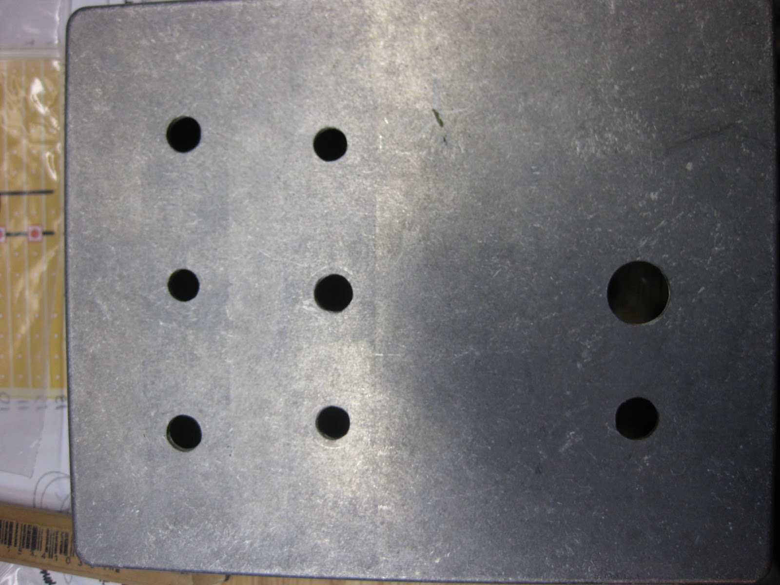 DIY Guitar pedal projects Drilling the enclosure