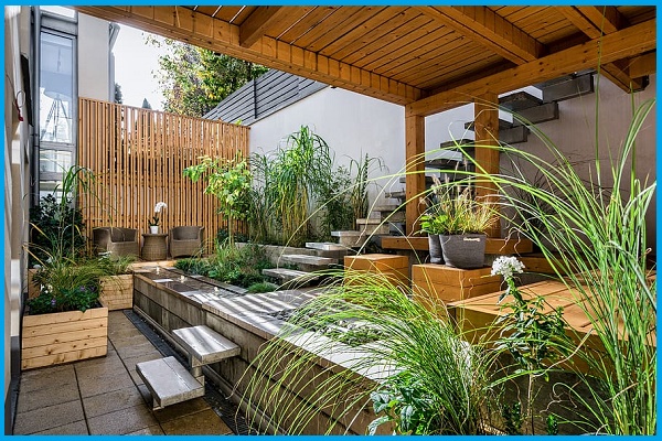simple garden wall painting