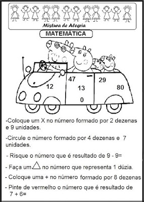Atividades de Matemática para Imprimir para 2º e 3º e 4º Ano