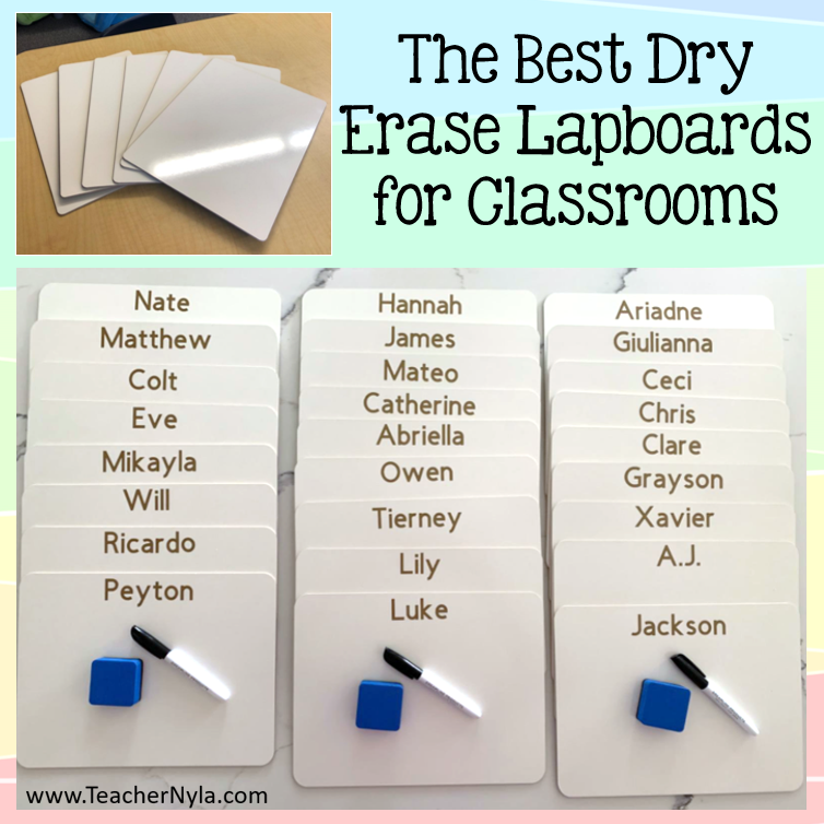 Nyla's Crafty Teaching The Best Dry Erase Lapboards for Classrooms