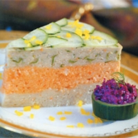 tri-color gefilte fish for passover!