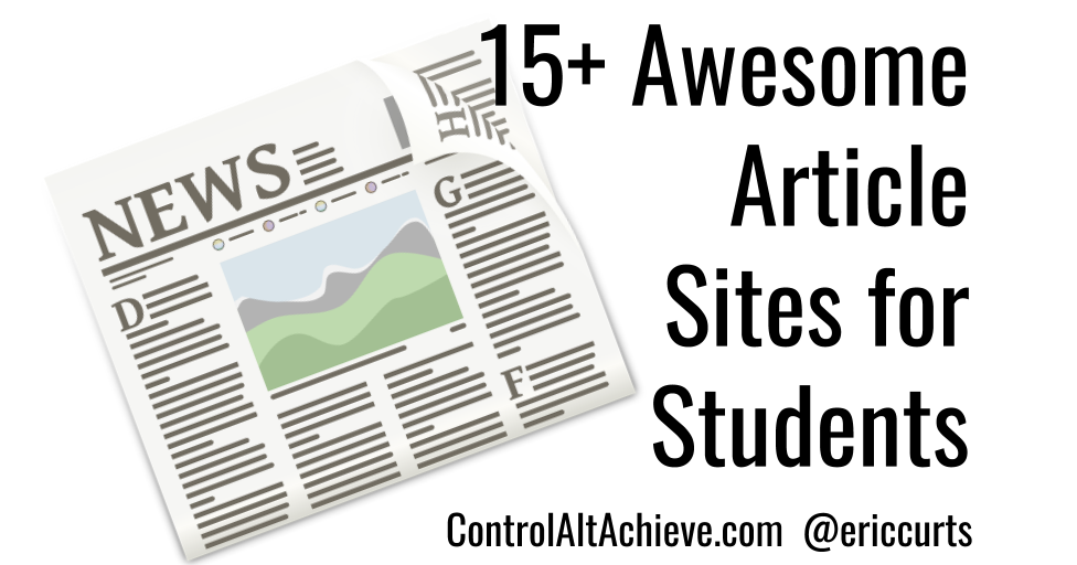 article reading websites for students