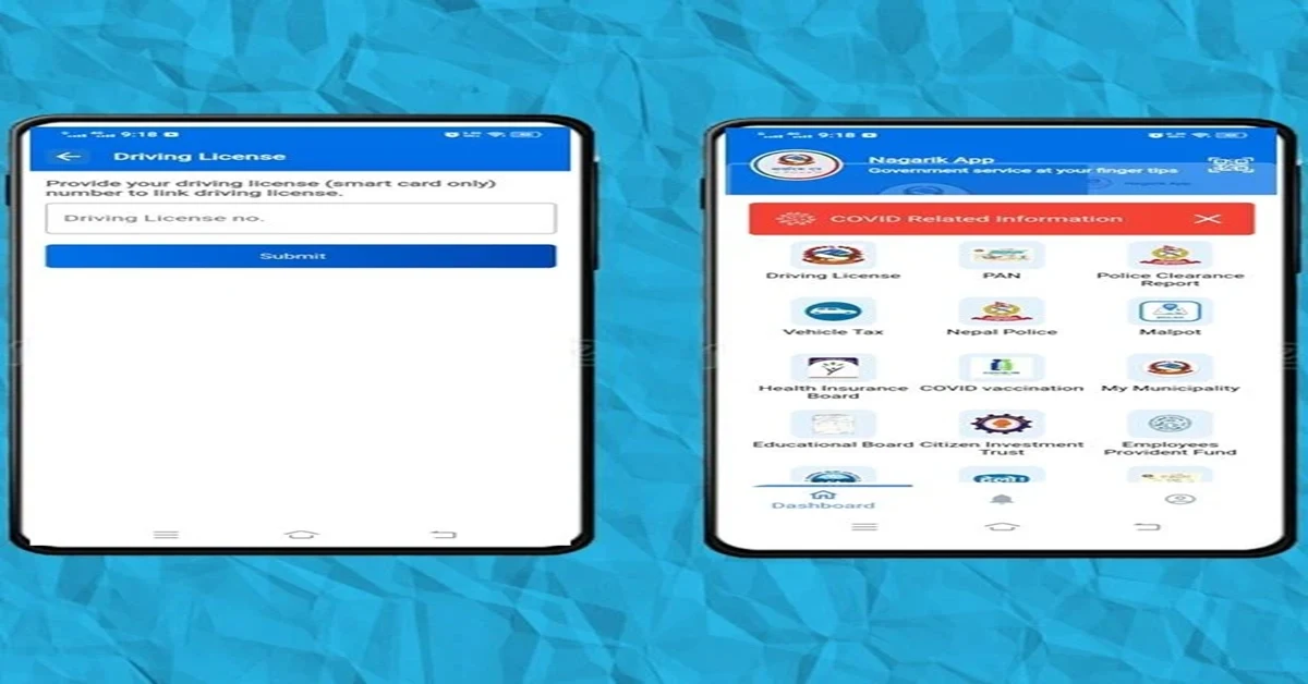 Presently You Can Open A Nagarik App Account Even With A Driving Permit
