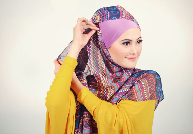  Cara  Pakai Jilbab  Pashmina  Style Simple dan Modis 
