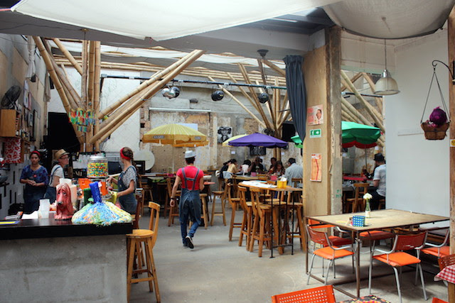 Restaurant in the historical centre in Bogota