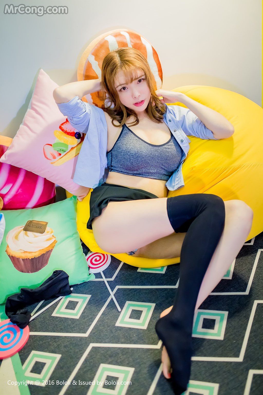 BoLoli 2017-06-15 Vol.069: Model Xia Xiao Qiu Qiu Qiu (夏小秋 秋秋) (72 photos) photo 3-2