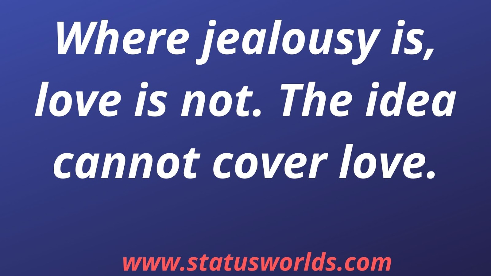[New] Jealous Status & Quotes [ 2022 ] For Jealous People Status World
