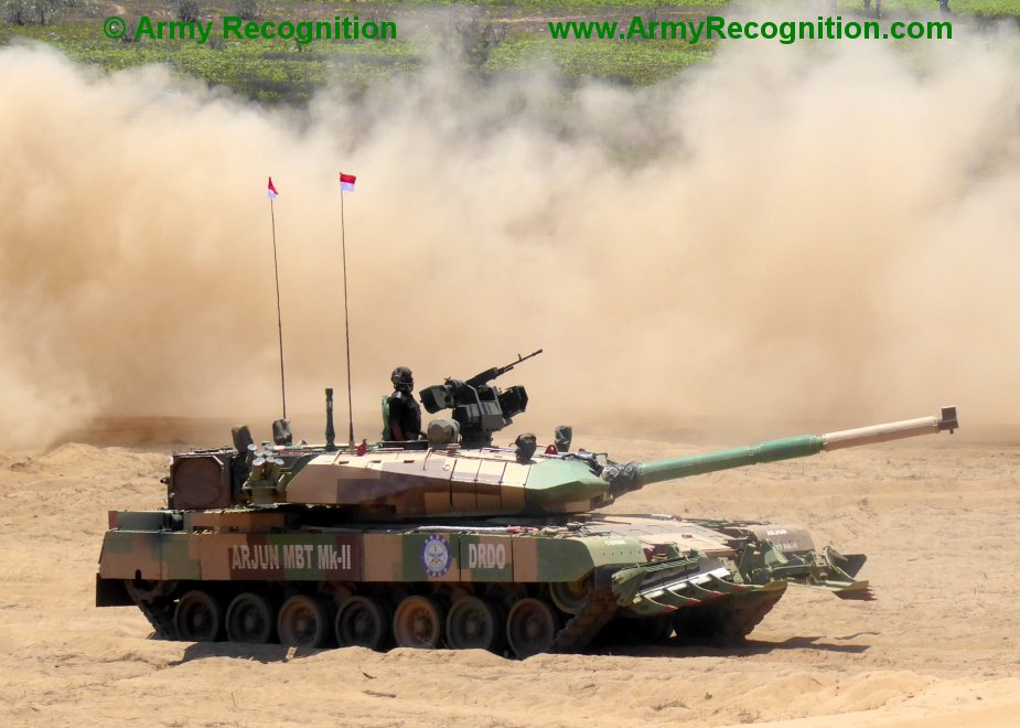 Indian Arjun Mk.1A MBT ready to go into