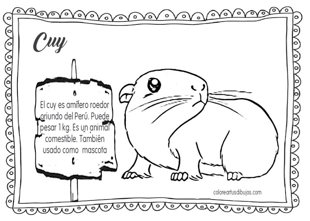 Andaray Colorea Octubre 2019 Dia Nacional Del Cuy 11 De Octubre Ver mas ideas sobre dibujos, dibujos para colorear, pokemon. andaray colorea octubre 2019 dia