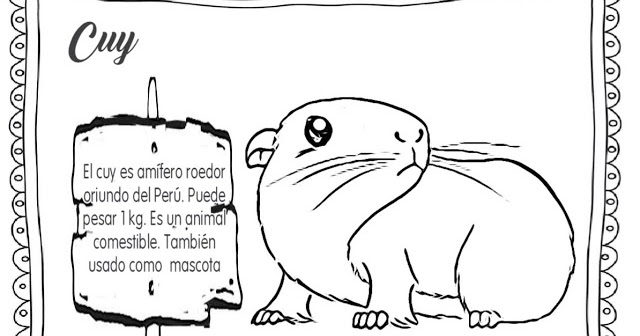 Featured image of post Dibujo Cuy Con Papas Para Colorear