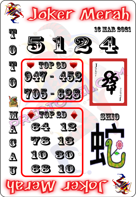 Pred Macau Selasa 16 Maret 2021 Pred Togel Toto Macau Terjitu