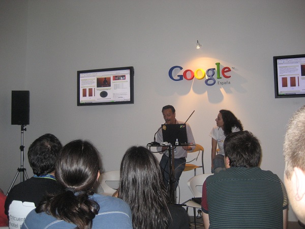 La Campus Party Valencia Jaime Jalon Invitados Por Google Presentado su Juego en los Talleres de Google para Desarrolladores