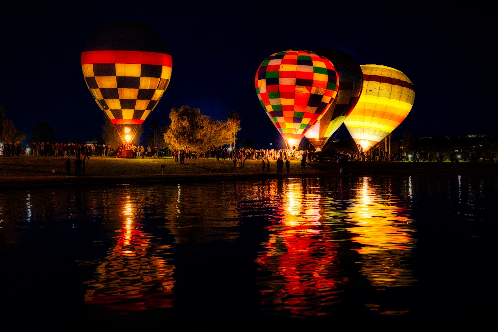Wiebe's Wanderings Fountain Hills Balloon Glow
