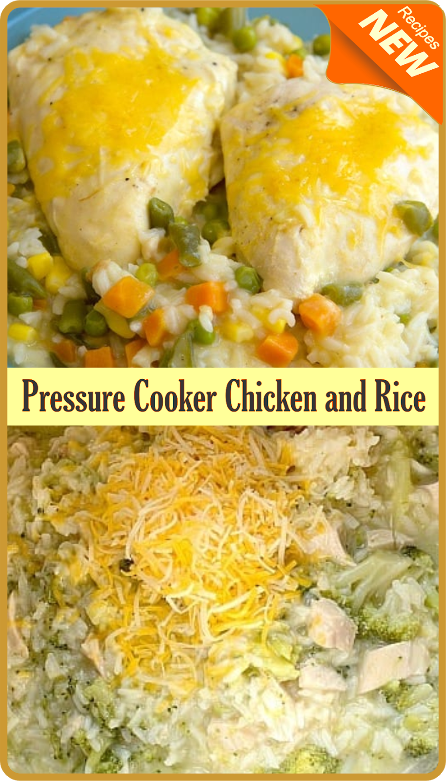 Pressure Cooker Chicken and Rice Amzing Food
