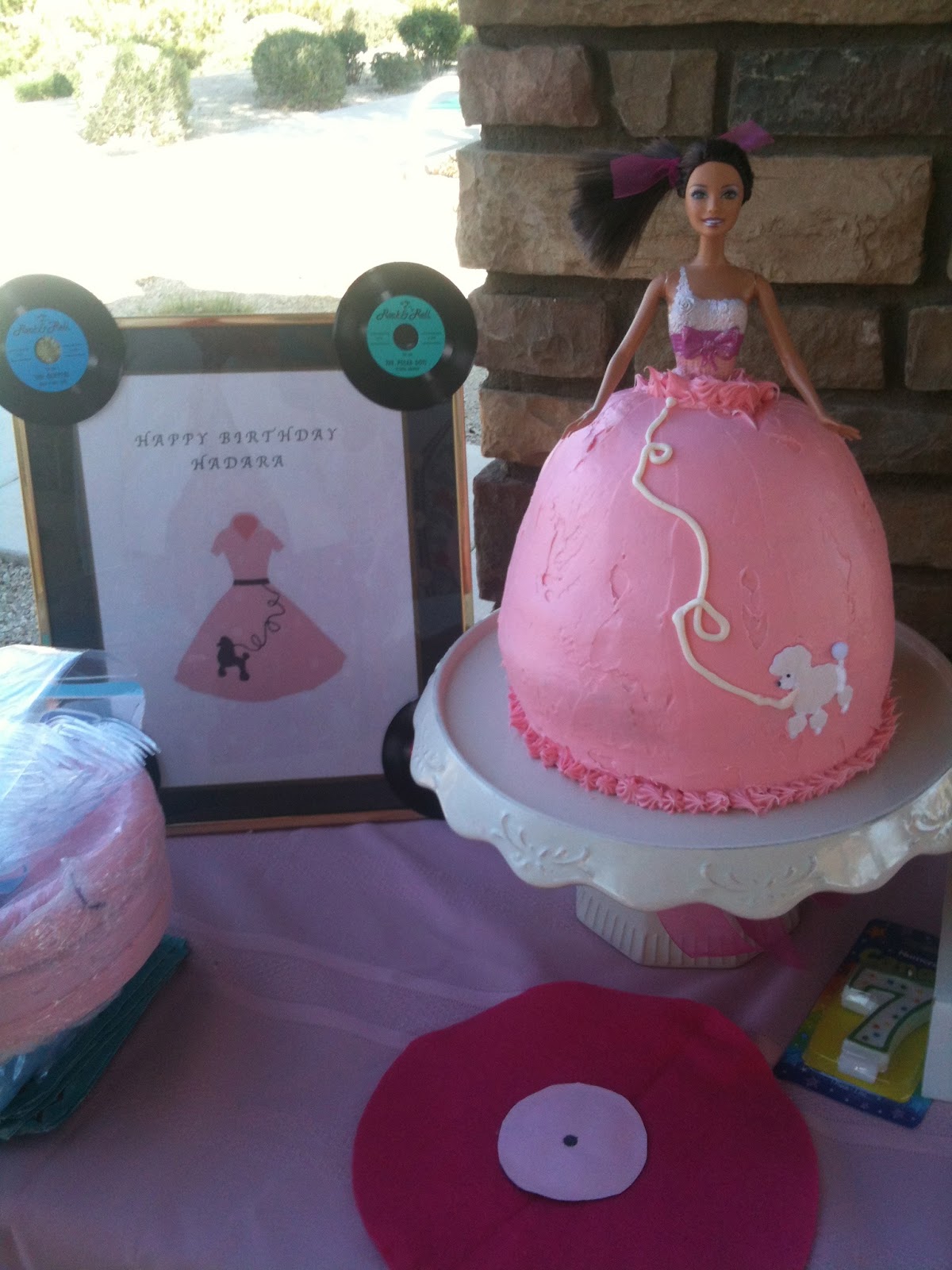 1950 S Poodle Skirt Cake Birthday Operation18 Truckers