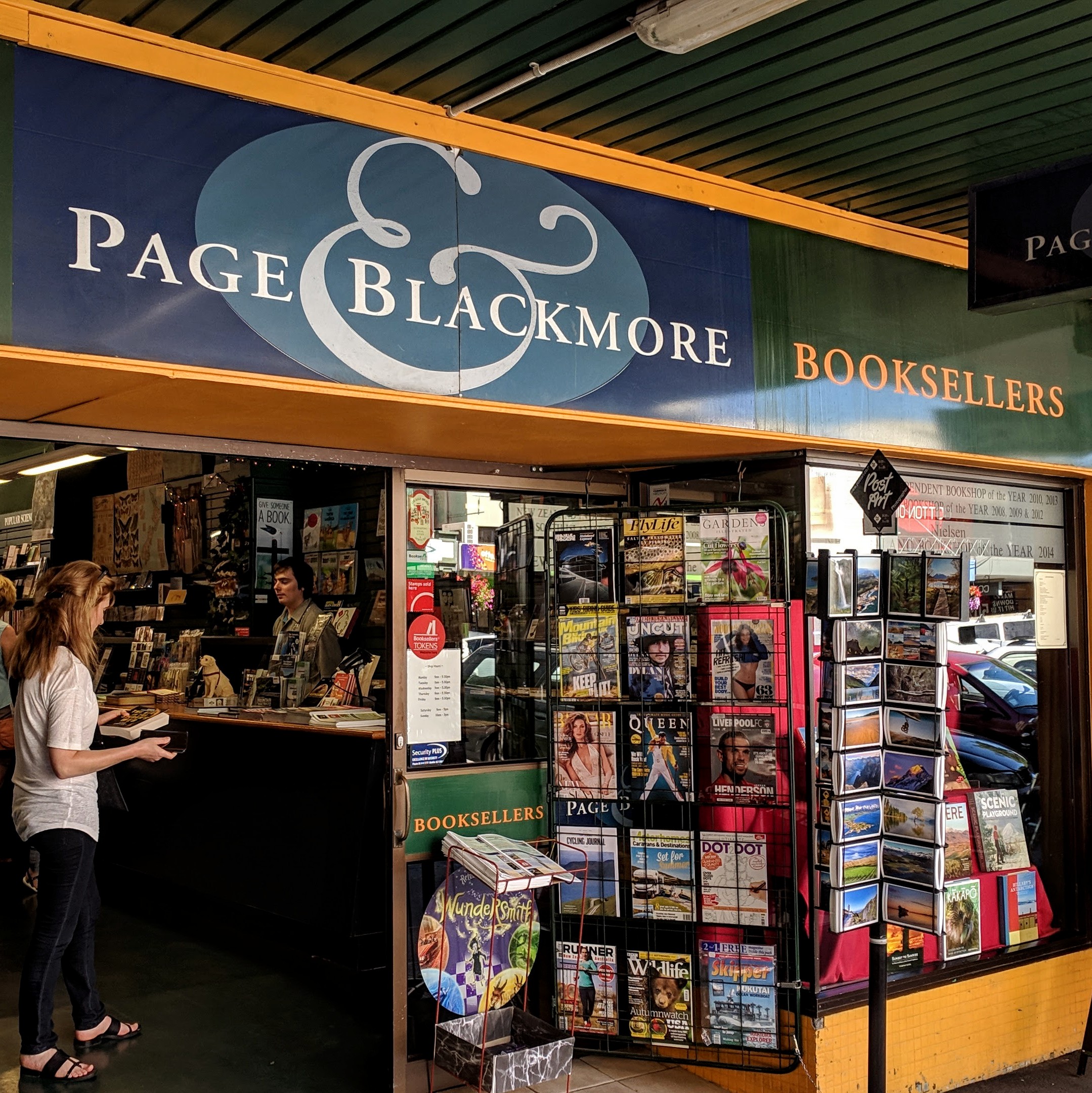 Page & Blackmore bookshop sign - Guitarists Bookshop