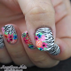 nail zebra alphabet challenge designs nails