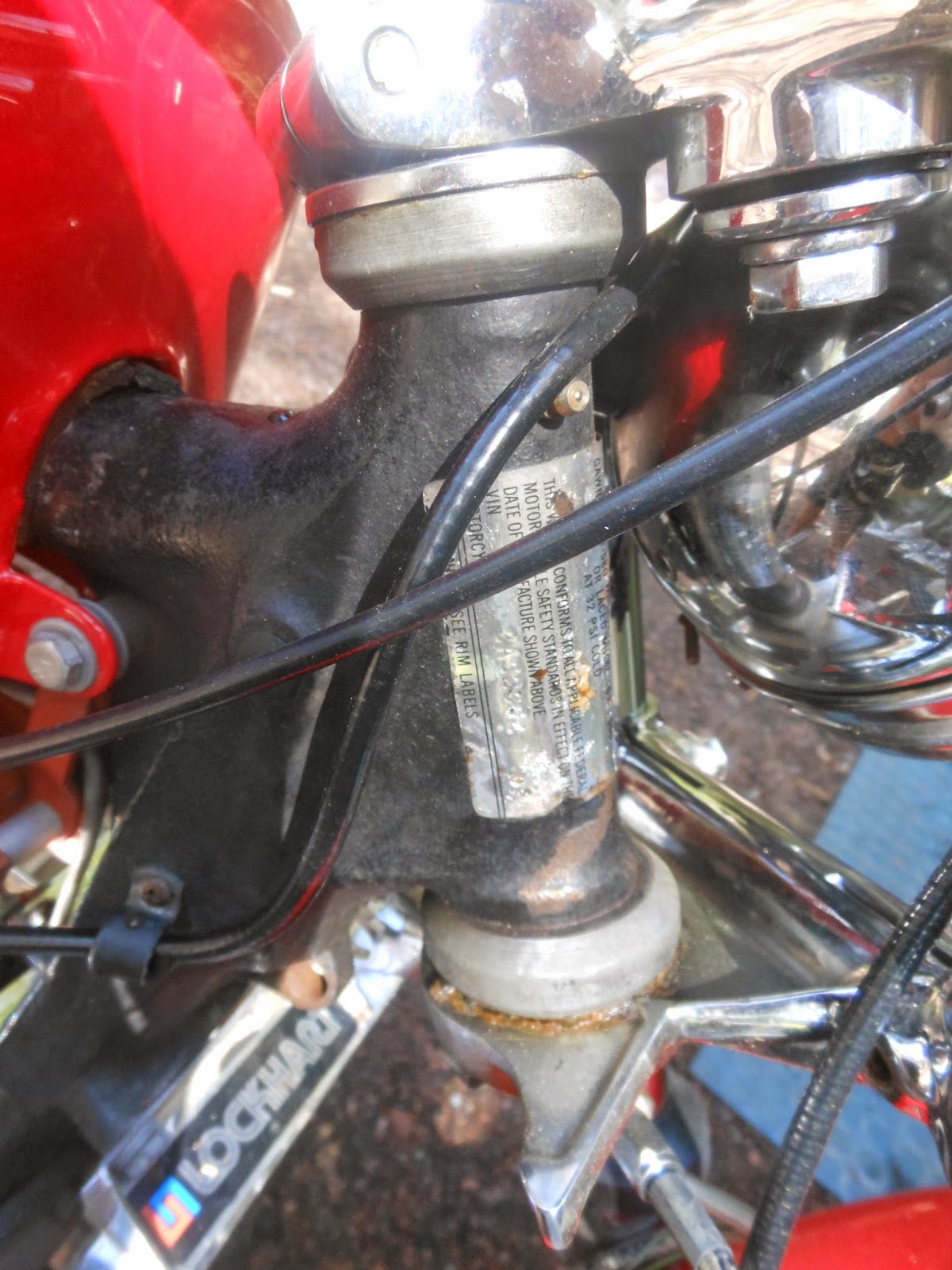 Steering Lock Motorcycle Diagram