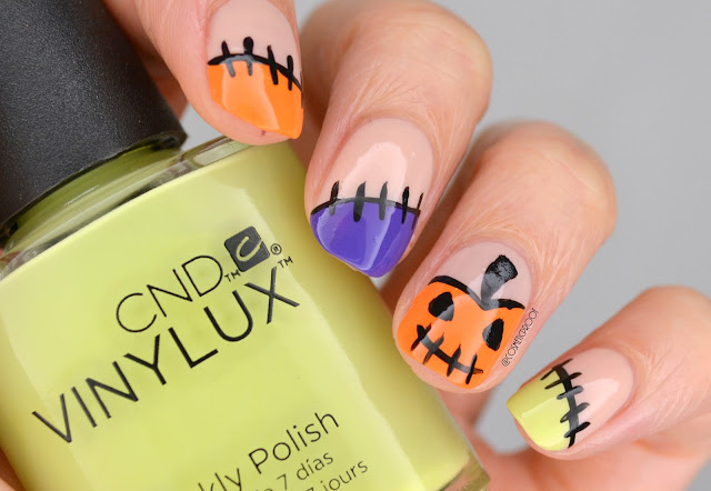 7. Halloween nail art with black cats - wide 3