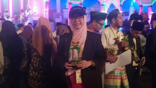 Aci Cahaya Raih Juara di MTQ Riau ke-38 Kampar 2019