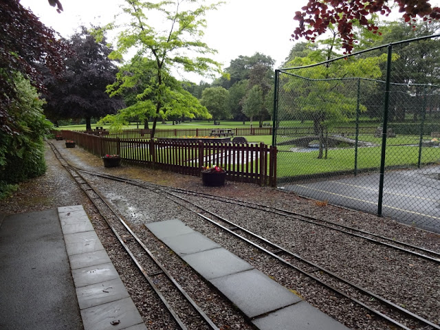Miniature Railway at Manor Park in Glossop