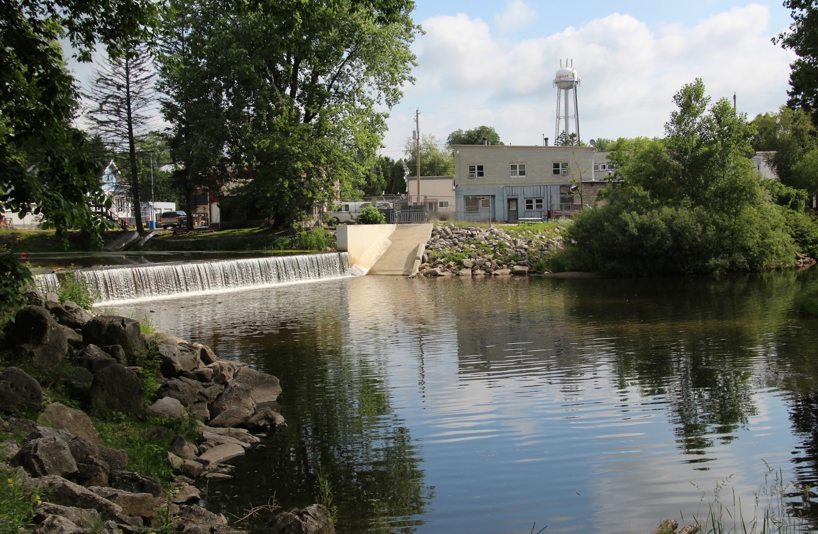 Wisconsin Historical Markers The Mishicot Dam