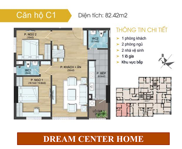 Chung cư 282 Nguyễn Huy Tưởng căn 01