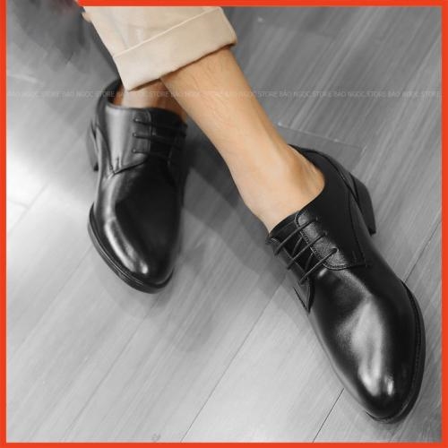 Giày công sở tăng chiều cao 6,5cm buộc dây da bò thật cao cấp 11 f58bd5c27 8c19 4ff5 90c3