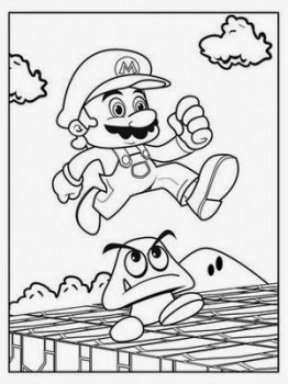 Mario Brothers bros. coloring.filminspector.com