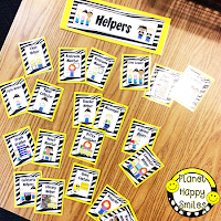 Planet Happy Smiles Classroom Helpers, Classroom Jobs Cards