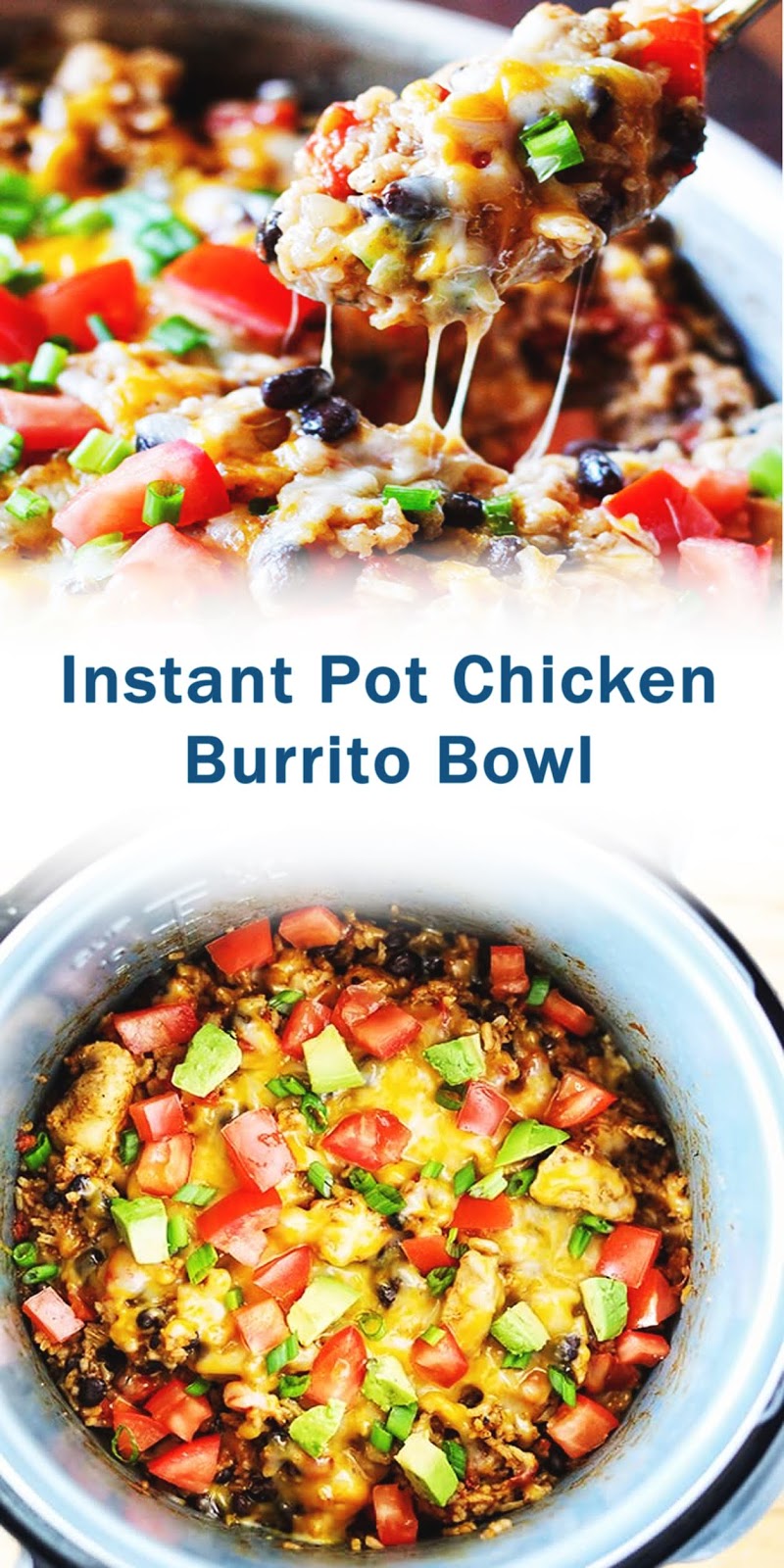 Instant Pot Chicken Burrito Bowl