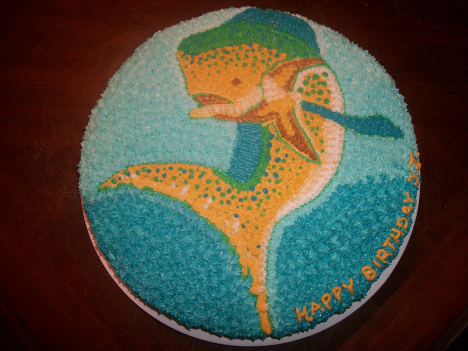 Creatively Designed Cakes Mahi Mahi Birthday Cake