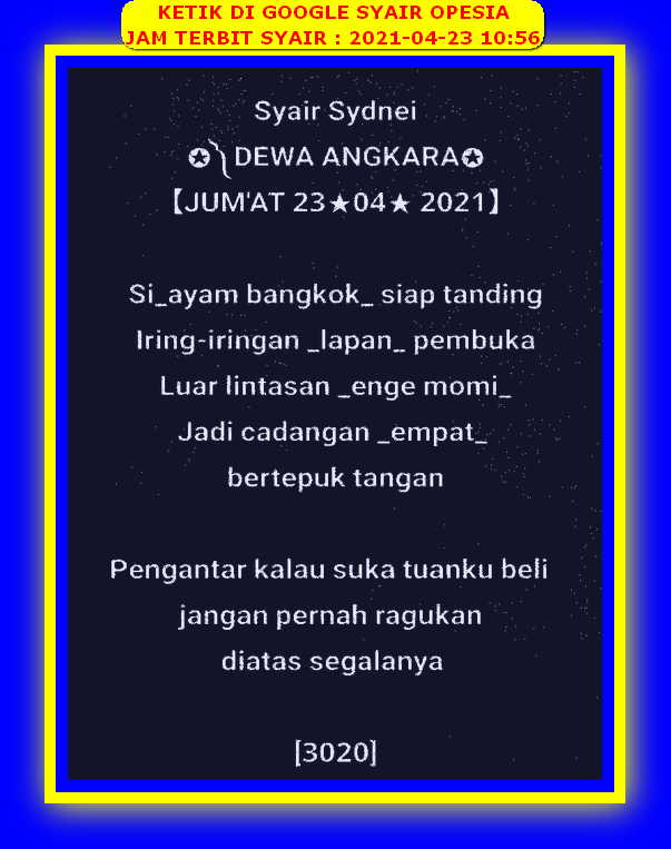 gambar togel sydney