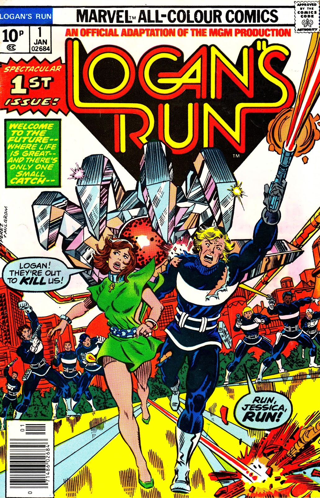 STARLOGGED - GEEK MEDIA AGAIN: 1978: LOGAN'S RUN Issue 1 (Marvel Comics)