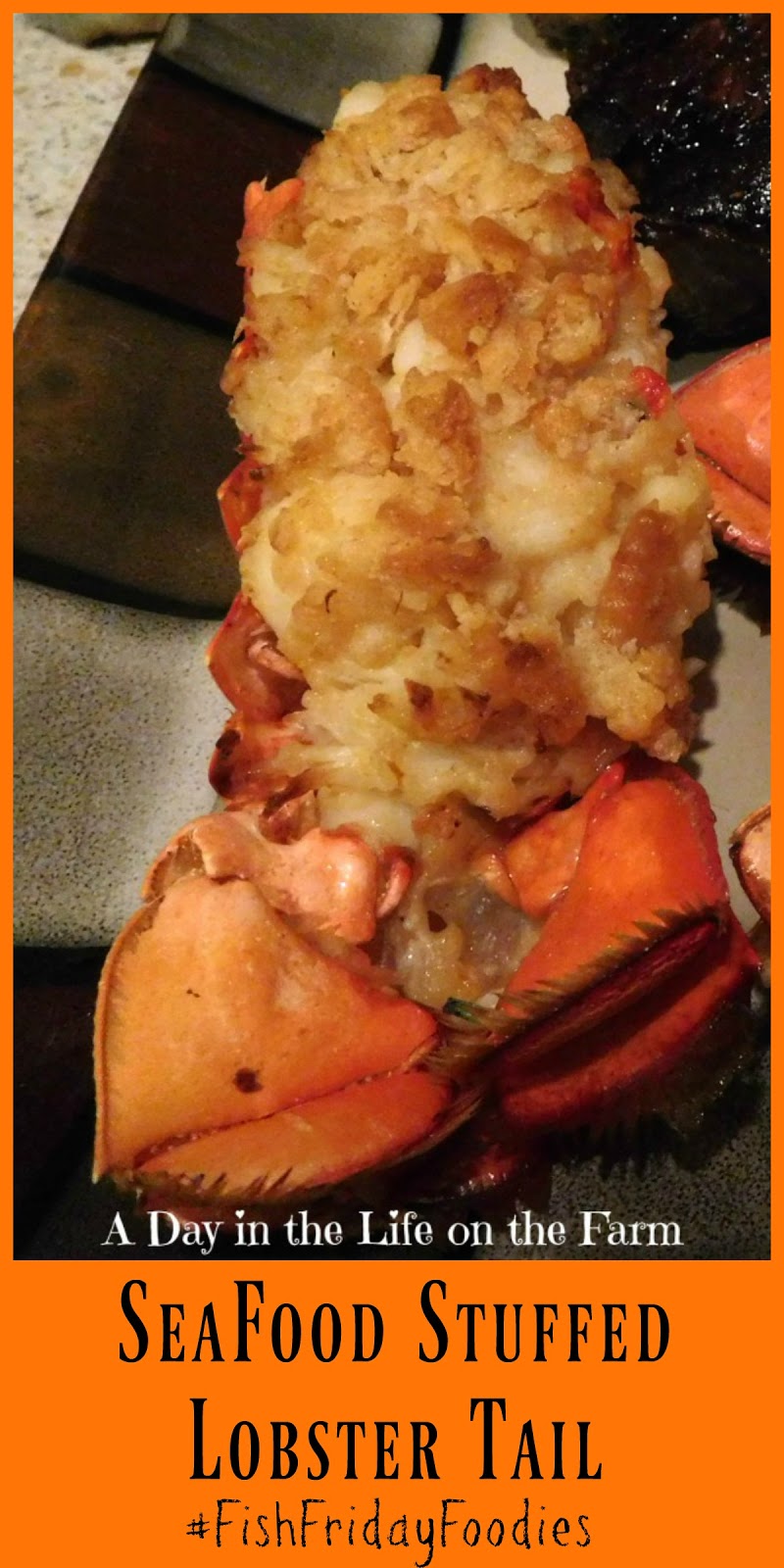 A Day in the Life on the Farm: Seafood Stuffed Lobster Tail # ...