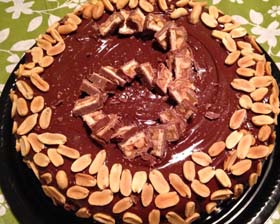 Tortas "Snickers" Tortas "Snickers" receptas