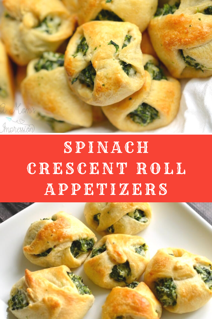 Spinach Crescent Roll Appetizers