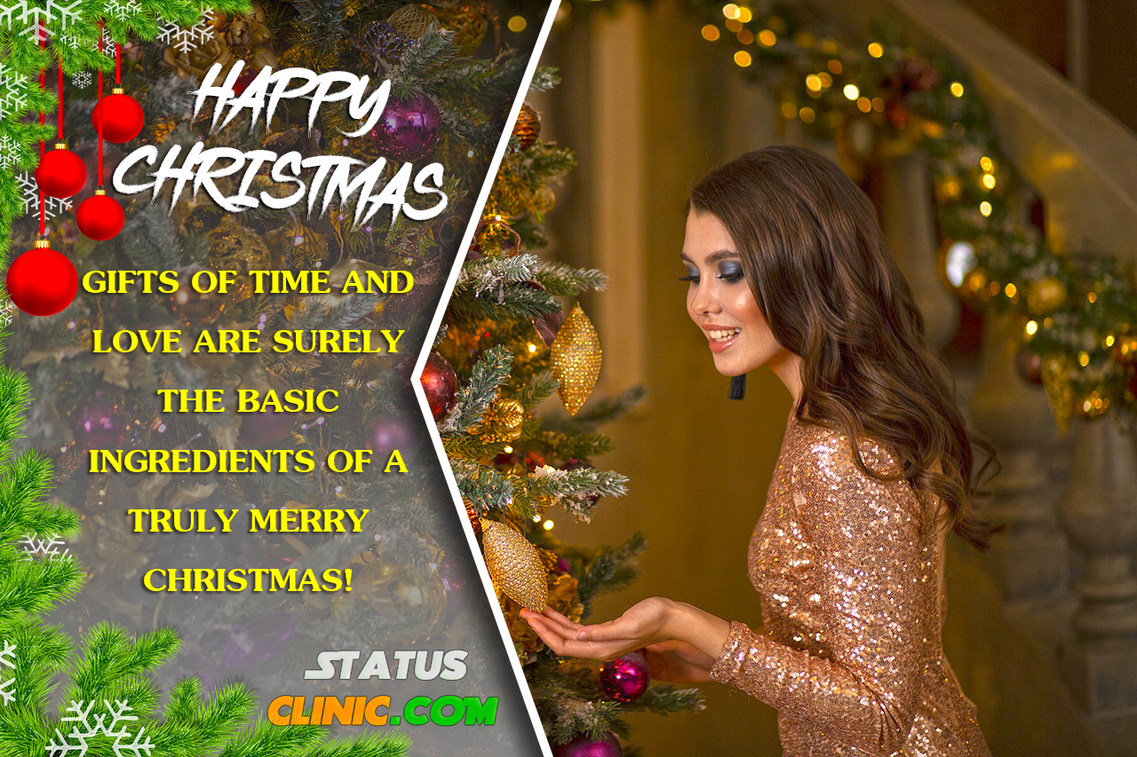 Christmas wishes | Inspiring Christmas Quotes English - Status Clinic