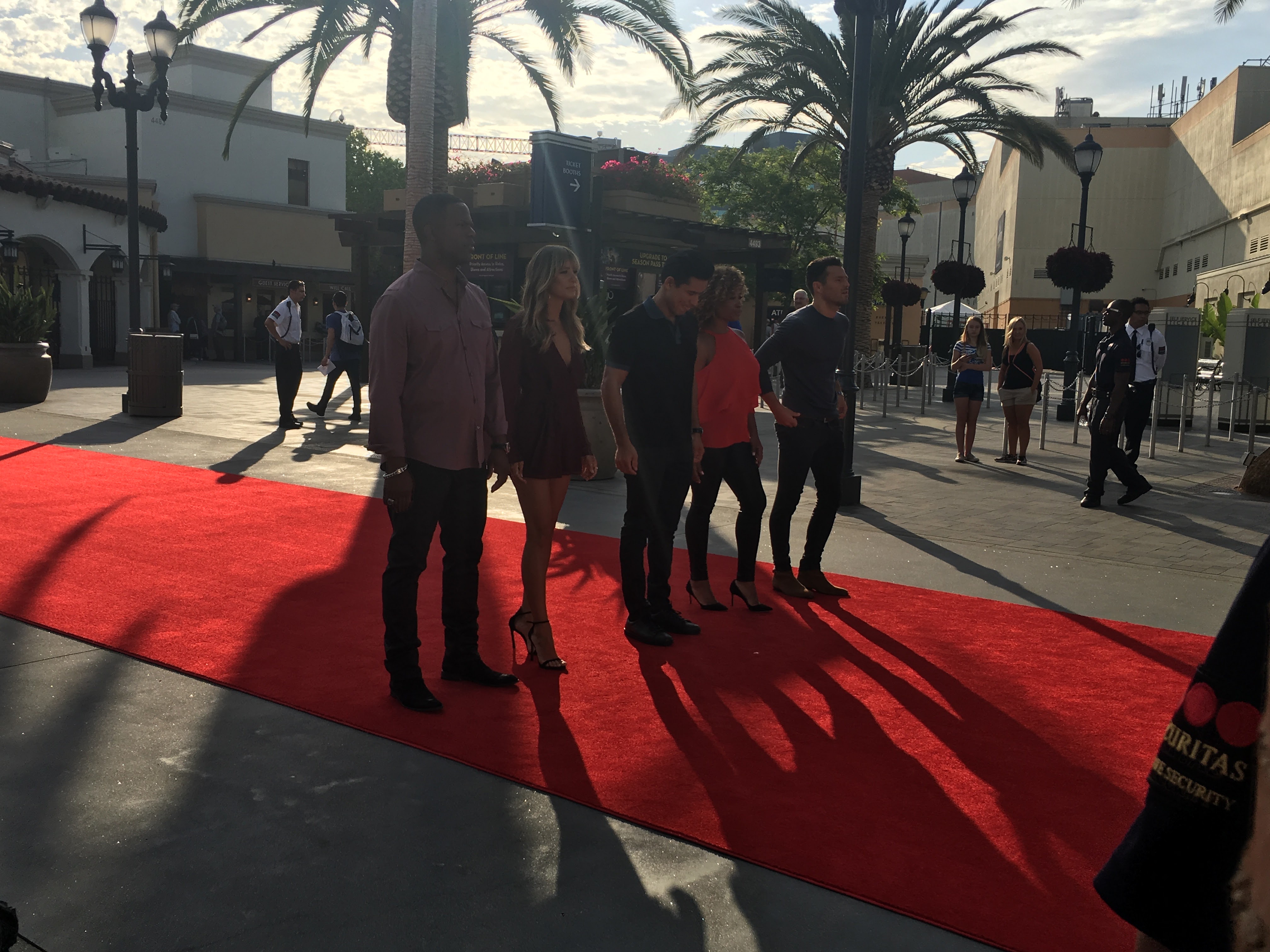 Cast of Extra at Universal Studios Hollywood