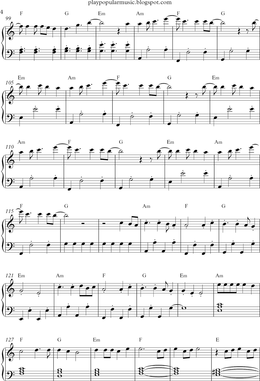 play popular music rockabye clean bandit ft sean paul anne marie rockabye clean bandit sheet music