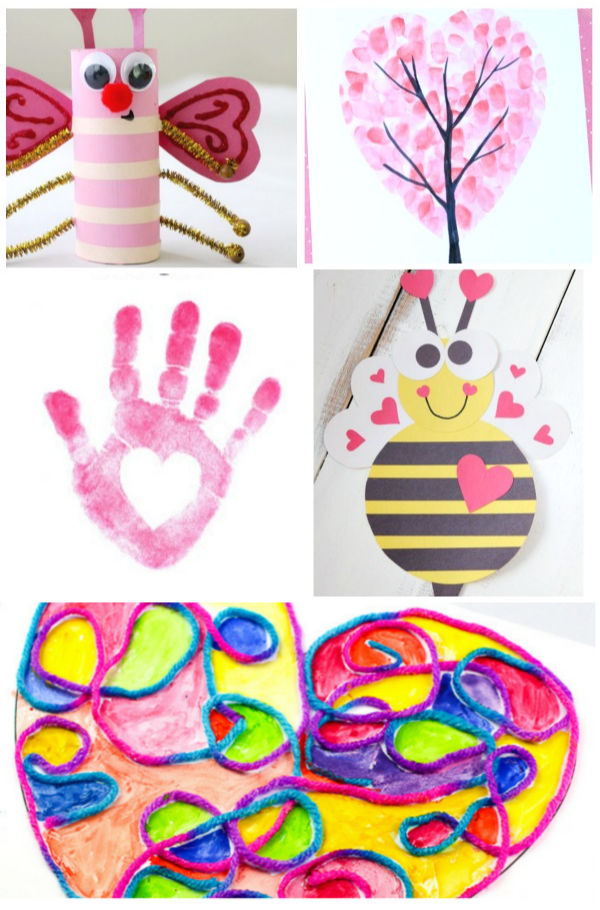 50+ VALENTINES CRAFTS FOR KIDS:  These are adorable! #valentinesday #valentinesdaycraftsforkids #craftsforvalentinesday #valentinecrafts #growingajeweledrose #activitiesforkids