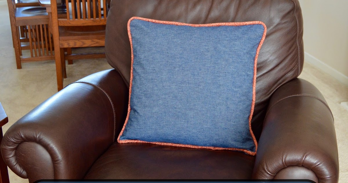 Roonie Ranching Jumbo Piping Pillow Sewing Tutorial