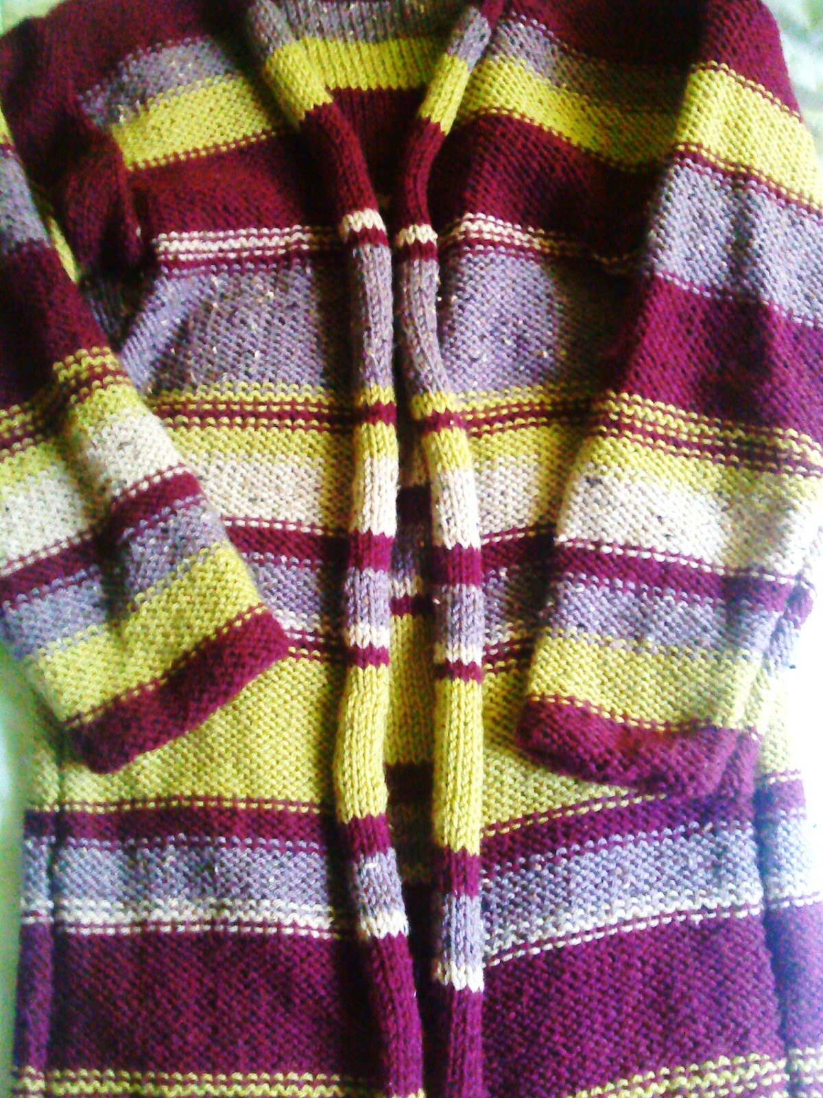 Revista de Tricot on line - TRICOT ÀS RISCAS: Casacos às riscas