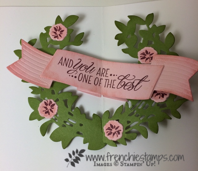 Lovely Laurel Pop Up Card, Stampin'Up!, Lovely Friends,