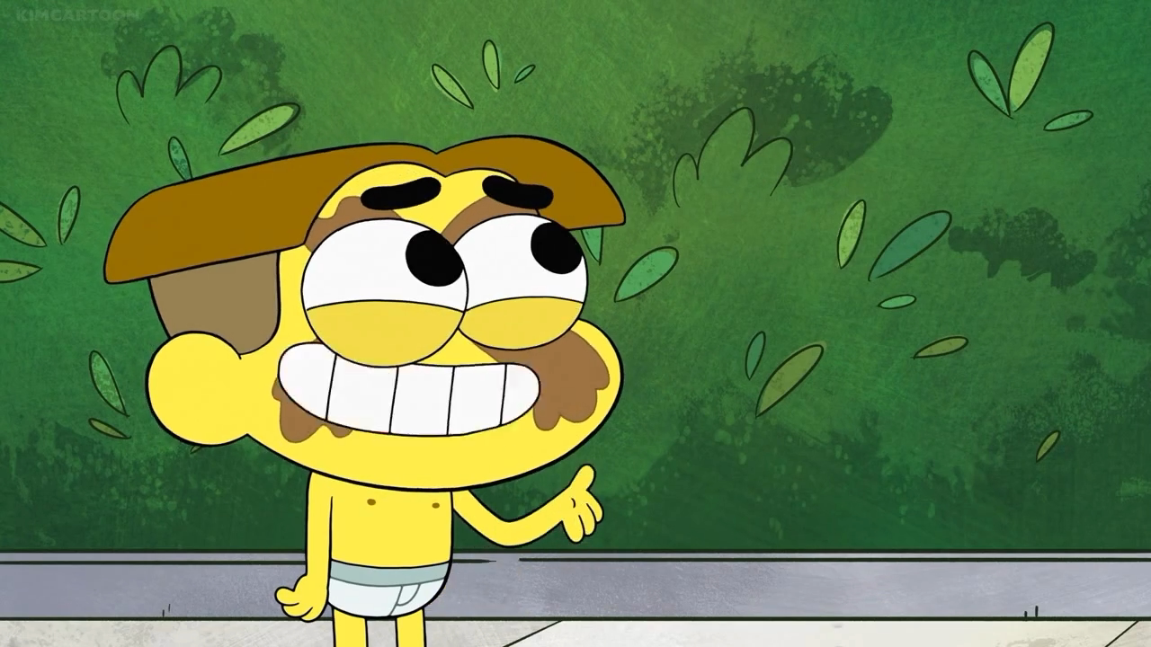 Shirtless Drawn Cartoon Boys Cricket Green in Briefs 2