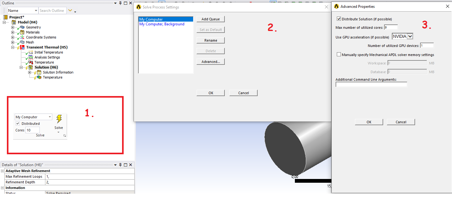 How to... use GPU on Transient / Static Thermal Ansys Workbench