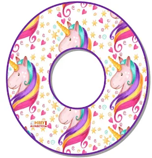 Abc de Unicornio. Unicorn Abc.