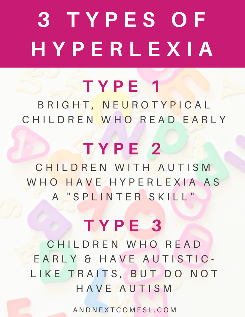 What Is Hyperlexia And Next Comes L Hyperlexia Resources