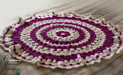 Trellis Waves crochet pattern by Crafting Friends Designs